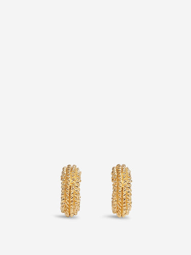 Paola Sighinolfi Mujer Barcelona Pendientes Gabby Hoops color Dorado sku 850-002007 01 - Foto 2
