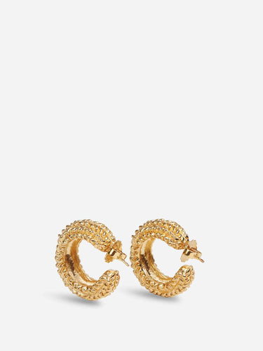 Paola Sighinolfi Mujer Barcelona Pendientes Gabby Hoops color Dorado sku 850-002007 01 - Foto 3