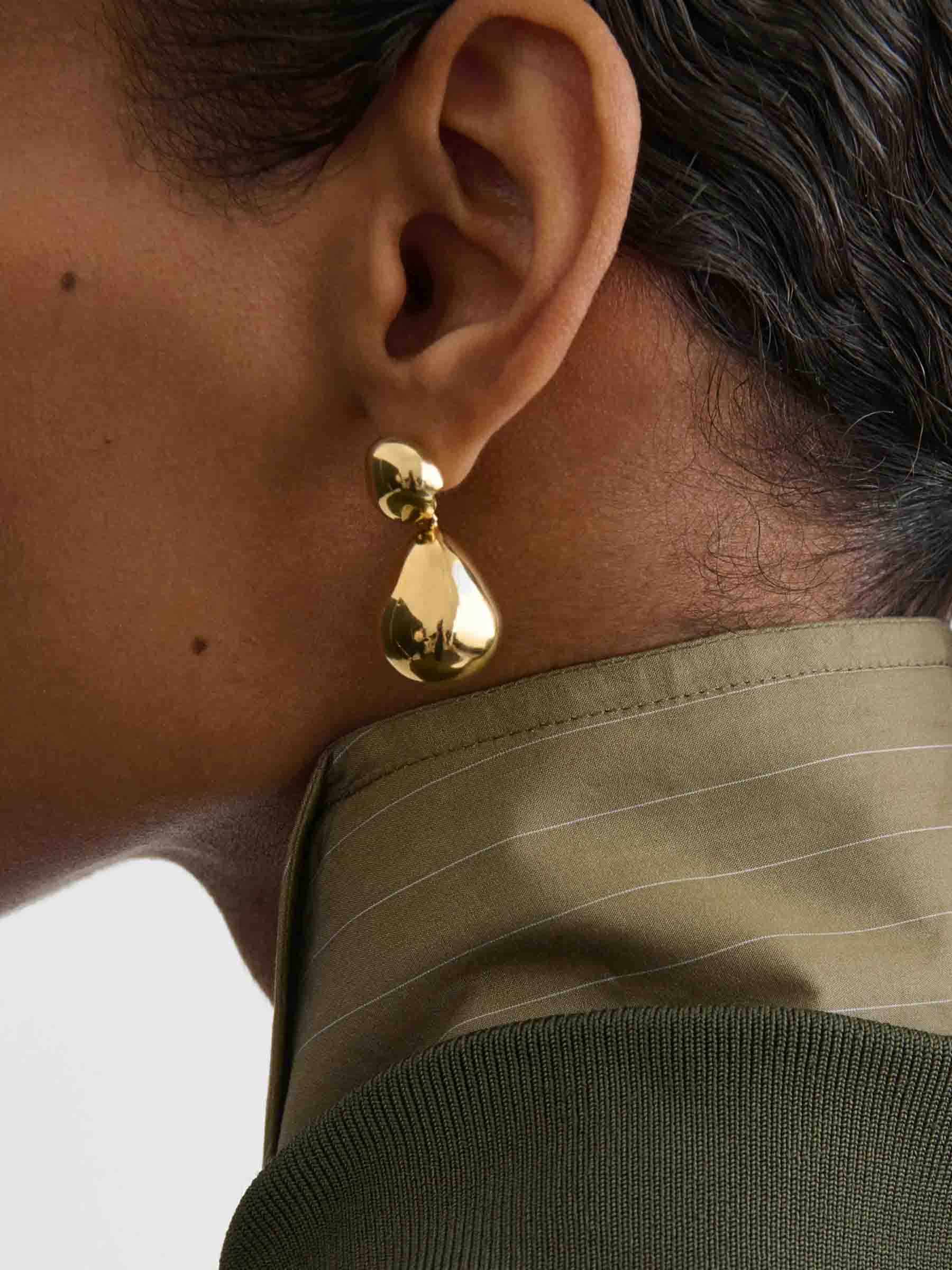 Phoebe Philo Mujer Barcelona Pendientes Double Ball color Dorado sku 850-002011 02 - Foto 2