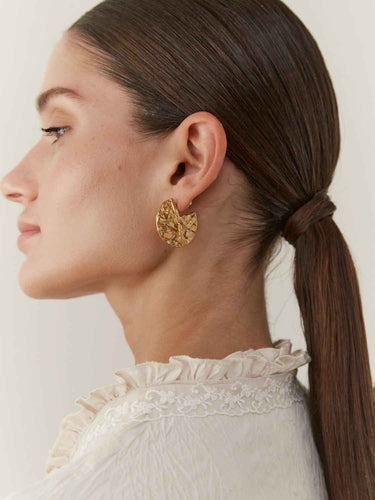 Paola Sighinolfi Mujer Barcelona Pendientes Medium Icon Hoops color Dorado sku 850-002021 01 - Foto 2