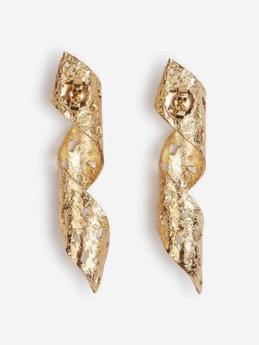 Paola Sighinolfi Mujer Barcelona Pendientes Ribbon color Dorado sku 850-002023 01 - Foto 3