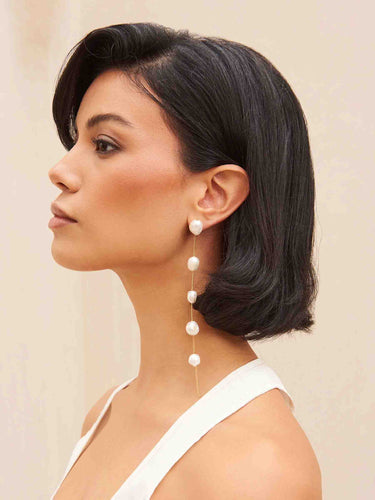 Cult Gaia Mujer Barcelona Pendientes Atum color Marfil sku 850-002039 01 - Foto 2