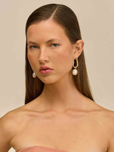 Cult Gaia Mujer Barcelona Pendientes Vera Drop color Dorado sku 850-002043 01 - Foto 2