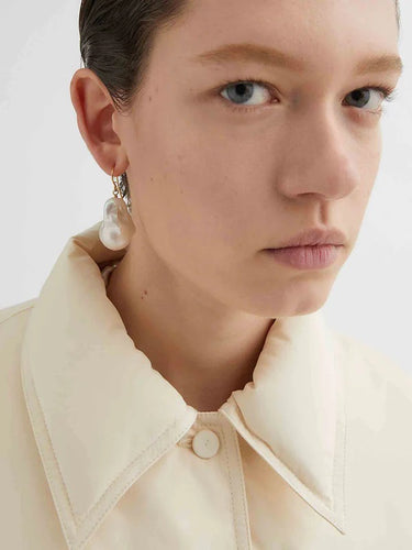 Jil Sander Mujer Barcelona Pendientes Perlas color Blanco sku 850-002051 01 - Foto 2