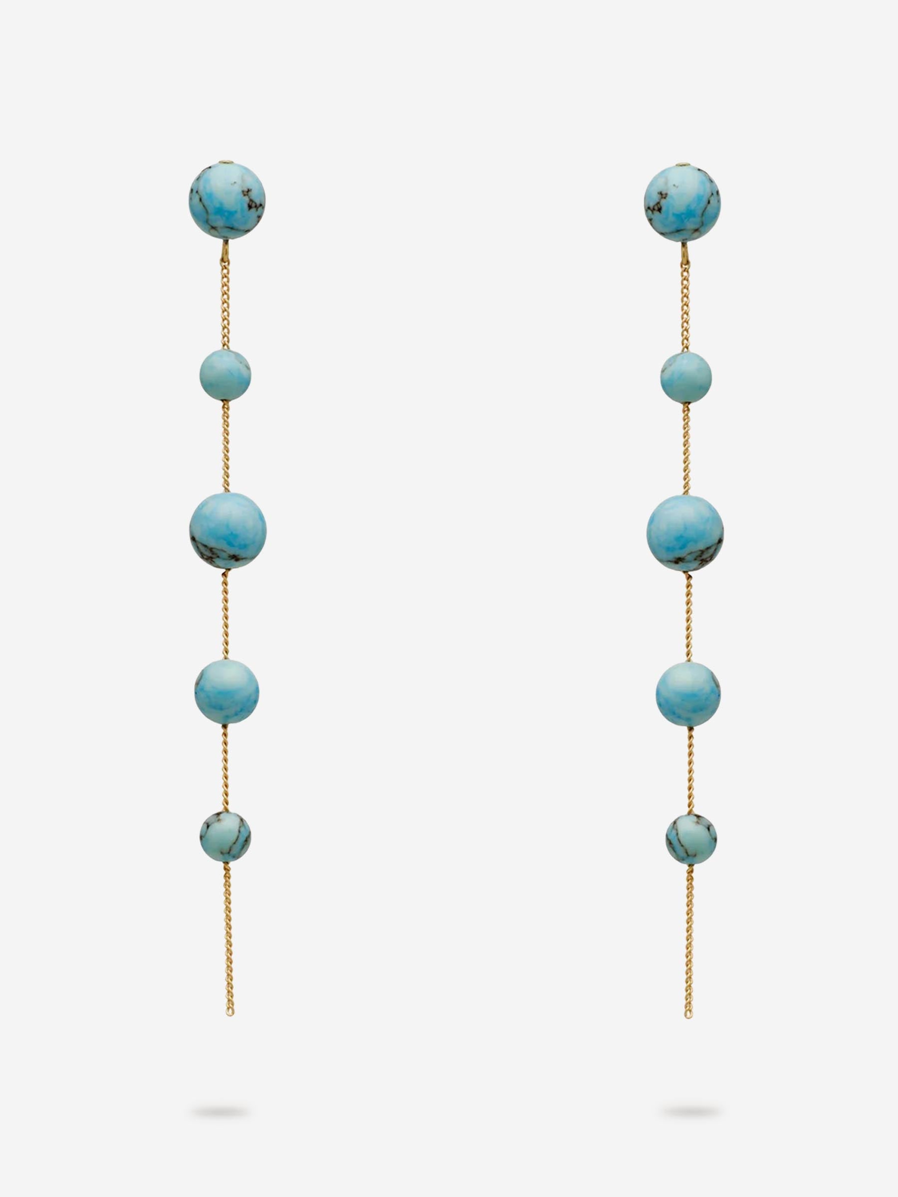 Cult Gaia Mujer Barcelona Pendientes Atum color Azul Turquesa sku 850-002058 01 - Foto 1