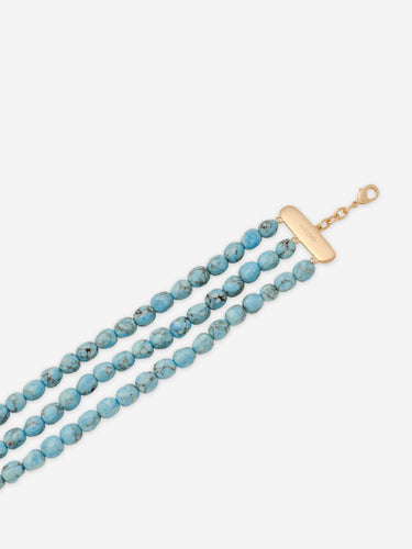 Cult Gaia Mujer Barcelona Collar Chocker Nora color Azul Turquesa sku 850-002059 01 - Foto 3