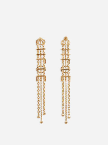 Chloé Mujer Barcelona Pendientes Largos Latón color Dorado sku 850-002081 01 - Foto 2