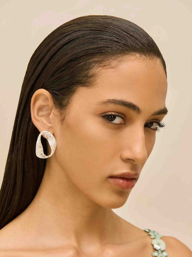 Cult Gaia Mujer Barcelona Pendientes Rue Mini color Plateado sku 850-002106 01 - Foto 3