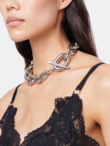 Rabanne Mujer Barcelona Collar XL Link color Plateado sku 850-002112 01 - Foto 2
