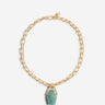 LaDoubleJ Mujer Barcelona Collar Portal Amazonita color Dorado sku 850-002113 01 - Foto 1