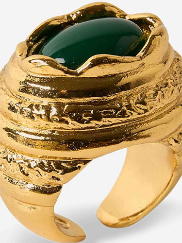 Paola Sighinolfi Mujer Barcelona Anillo Amanda color Verde Oscuro sku 850-002128 01 - Foto 1