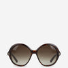Tom Ford Mujer Barcelona Gafas de Sol Redondas color Marrón Oscuro sku 860-001265 01 - Foto 1