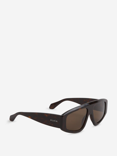 Alaïa Mujer Barcelona Gafas de Sol Estilo Aviador color Carey sku 860-001330 01 - Foto 2