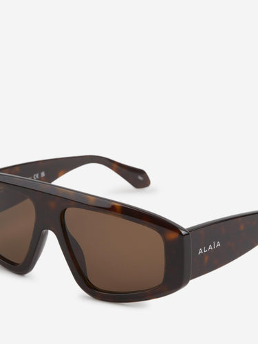 Alaïa Mujer Barcelona Gafas de Sol Estilo Aviador color Carey sku 860-001330 01 - Foto 3