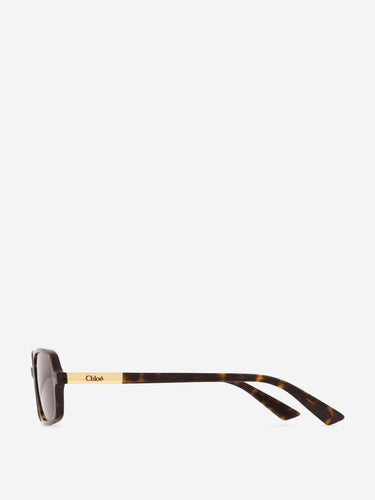 Chloé Mujer Barcelona Gafas de Sol Rectangulares color Carey sku 860-001338 02 - Foto 3
