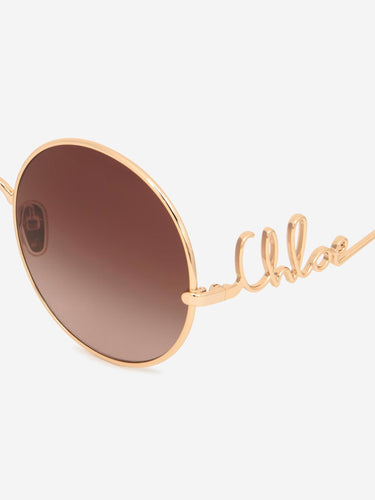 Chloé Mujer Barcelona Gafas de Sol Redondas color Dorado sku 860-001339 01 - Foto 4