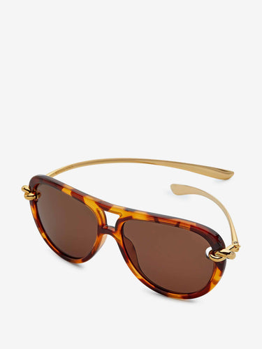 Bottega Veneta Hombre Barcelona Gafas de Sol Knot color Carey sku 860-001387 01 - Foto 2