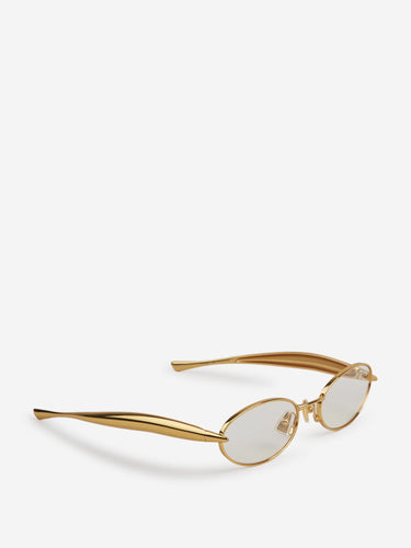 Bottega Veneta Mujer Barcelona Gafas Ovaladas color Dorado sku 860-001388 01 - Foto 2