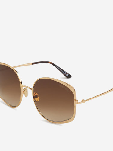 Tom Ford Mujer Barcelona Gafas de Sol Abbey color Dorado sku 860-001432 01 - Foto 3