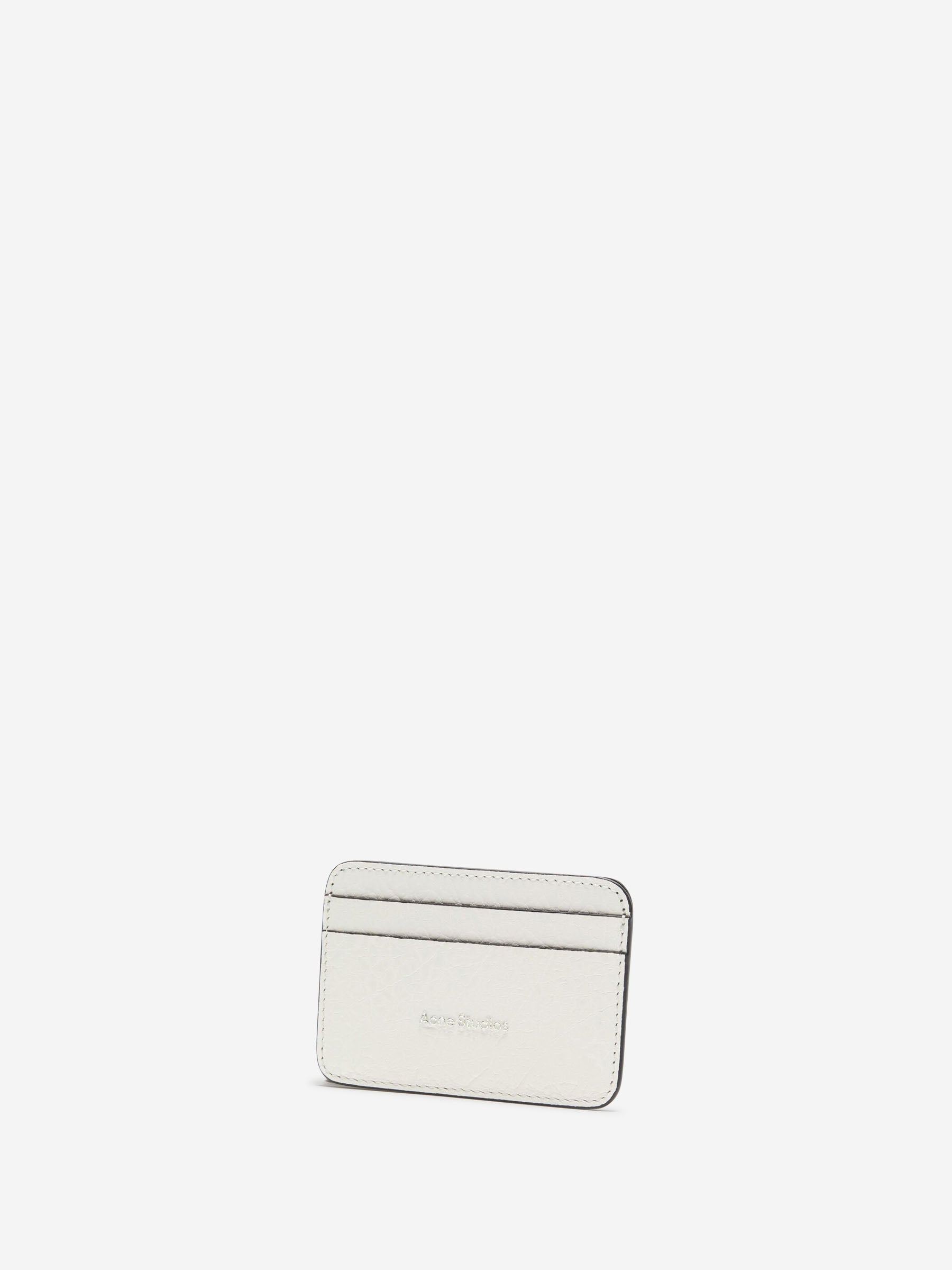 Acne Studios Hombre Barcelona Tarjetero Logo Piel color Blanco sku 691-001358 01 - Foto 2