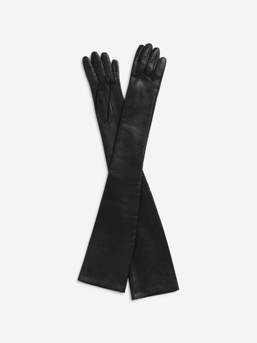 TOTEME Mujer Barcelona Guantes Piel Extralargos color Negro sku 870-000022 01 - Foto 2