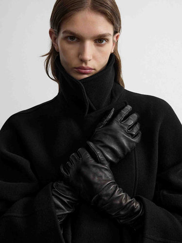 TOTEME Mujer Barcelona Guantes Piel Extralargos color Negro sku 870-000022 01 - Foto 4