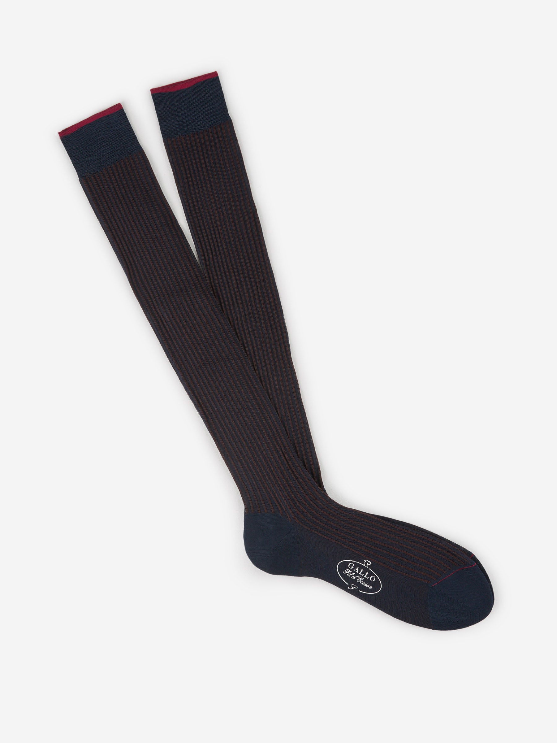 Gallo Hombre Barcelona Calcetines Motivo Rayas color Azul Cobalto sku 642-000429 04 - Foto 1