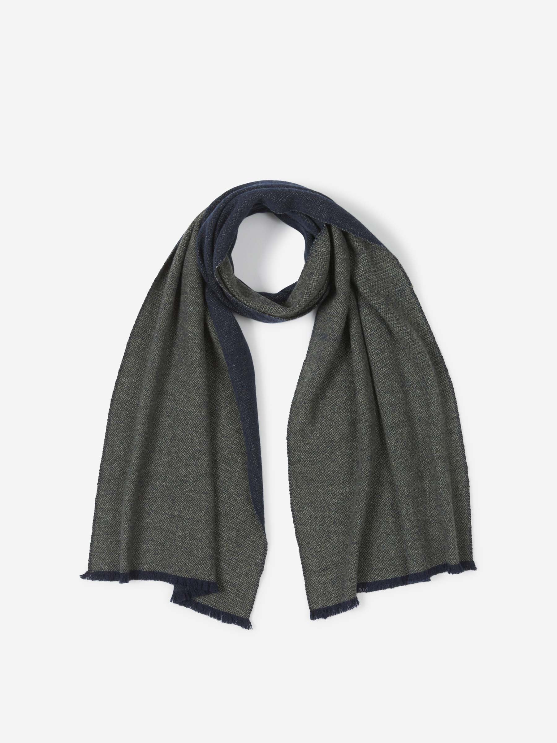 Fedeli Hombre Barcelona Bufanda Punto Cashmere color Azul Noche sku 630-001435 01 - Foto 1