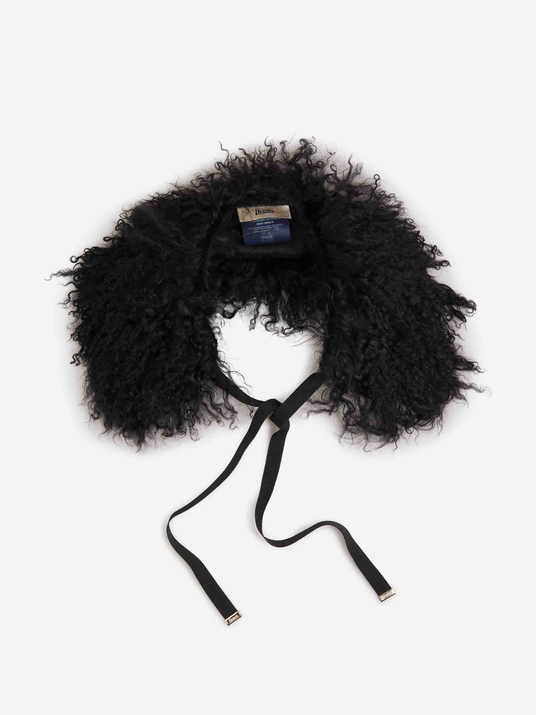 Herno Mujer Barcelona Cuello Pelo Mongolia color Negro sku 899-001992 02 - Foto 1