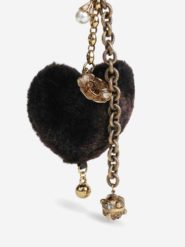 Chloé Mujer Barcelona Charm Symbols Heart Shearling color Marrón Oscuro sku 899-001997 01 - Foto 4