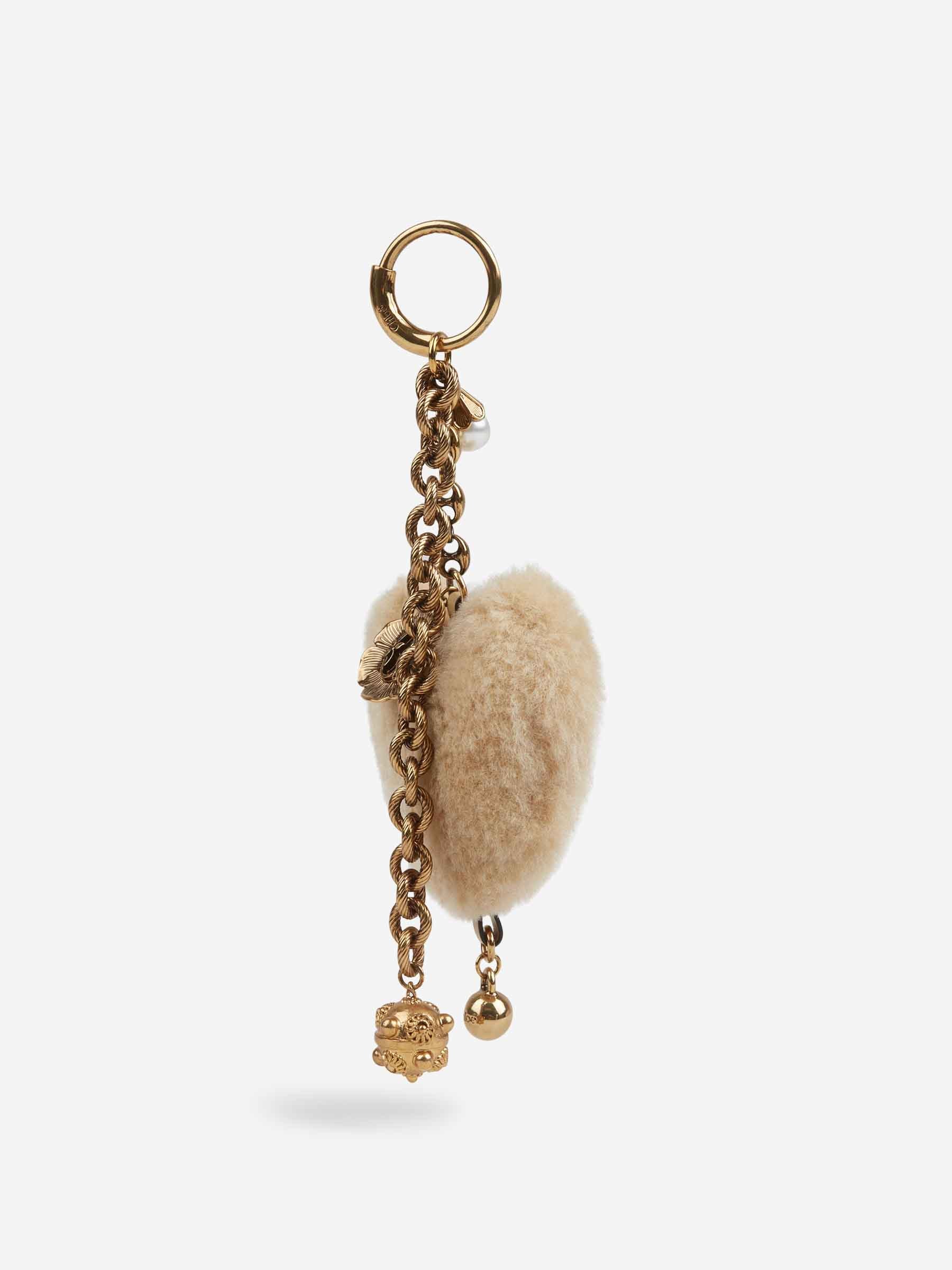 Chloé Mujer Barcelona Charm Symbols Heart Shearling color Beige sku 899-001997 02 - Foto 2