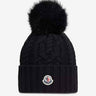 Moncler Mujer Barcelona Gorro de cachemira con pompón color Negro sku 899-002001 01 - Foto 1