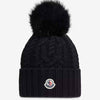 Moncler Mujer Barcelona Gorro de cachemira con pompón color Negro sku 899-002001 01 - Foto 1