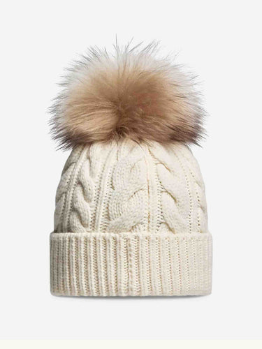 Moncler Grenoble Mujer Barcelona Gorro Cachemira Pompón color Blanco sku 899-002002 01 - Foto 2