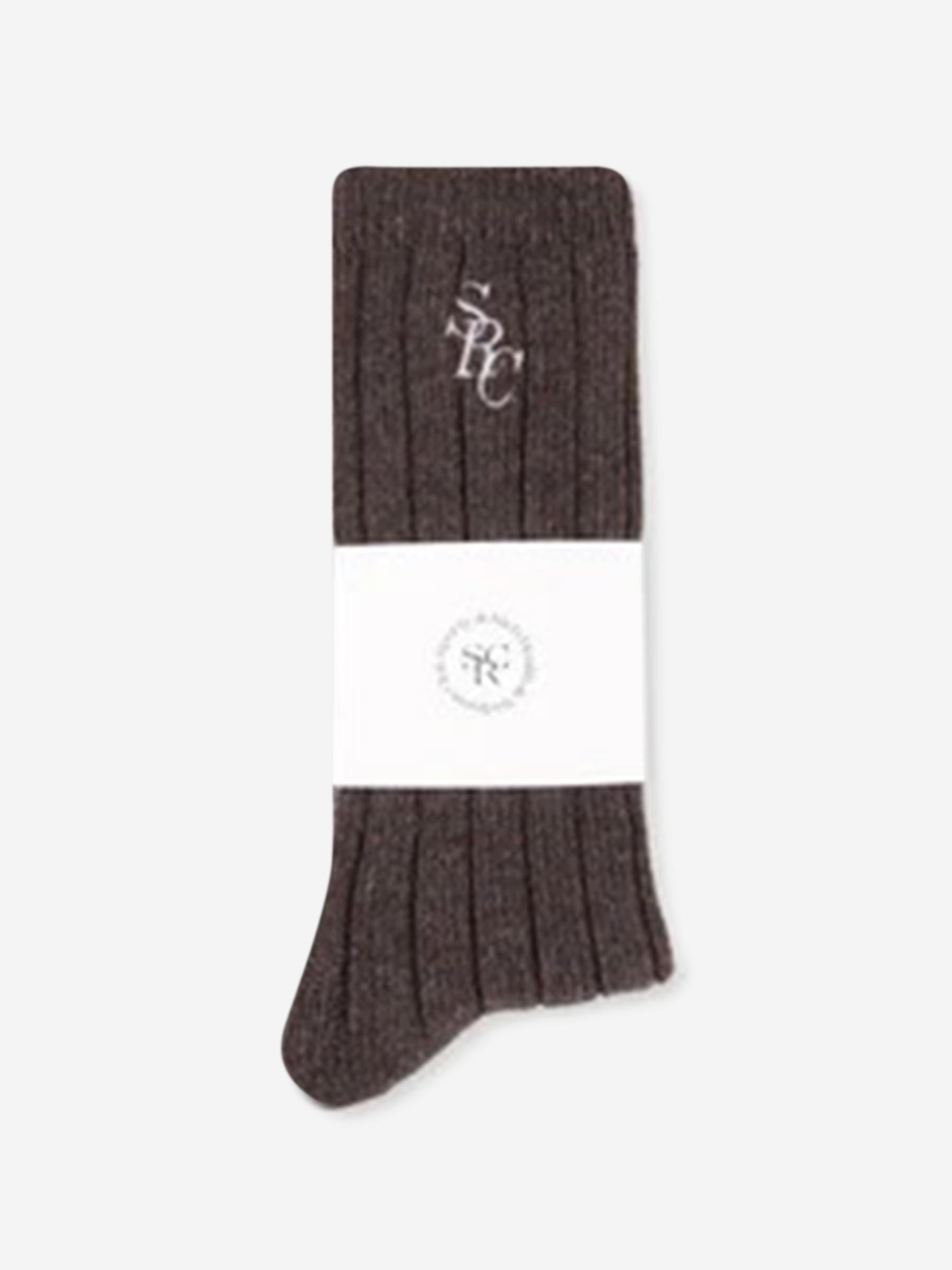 Sporty&Rich Mujer Barcelona Calcetines Cashmere color Marrón sku 899-002005 01 - Foto 2