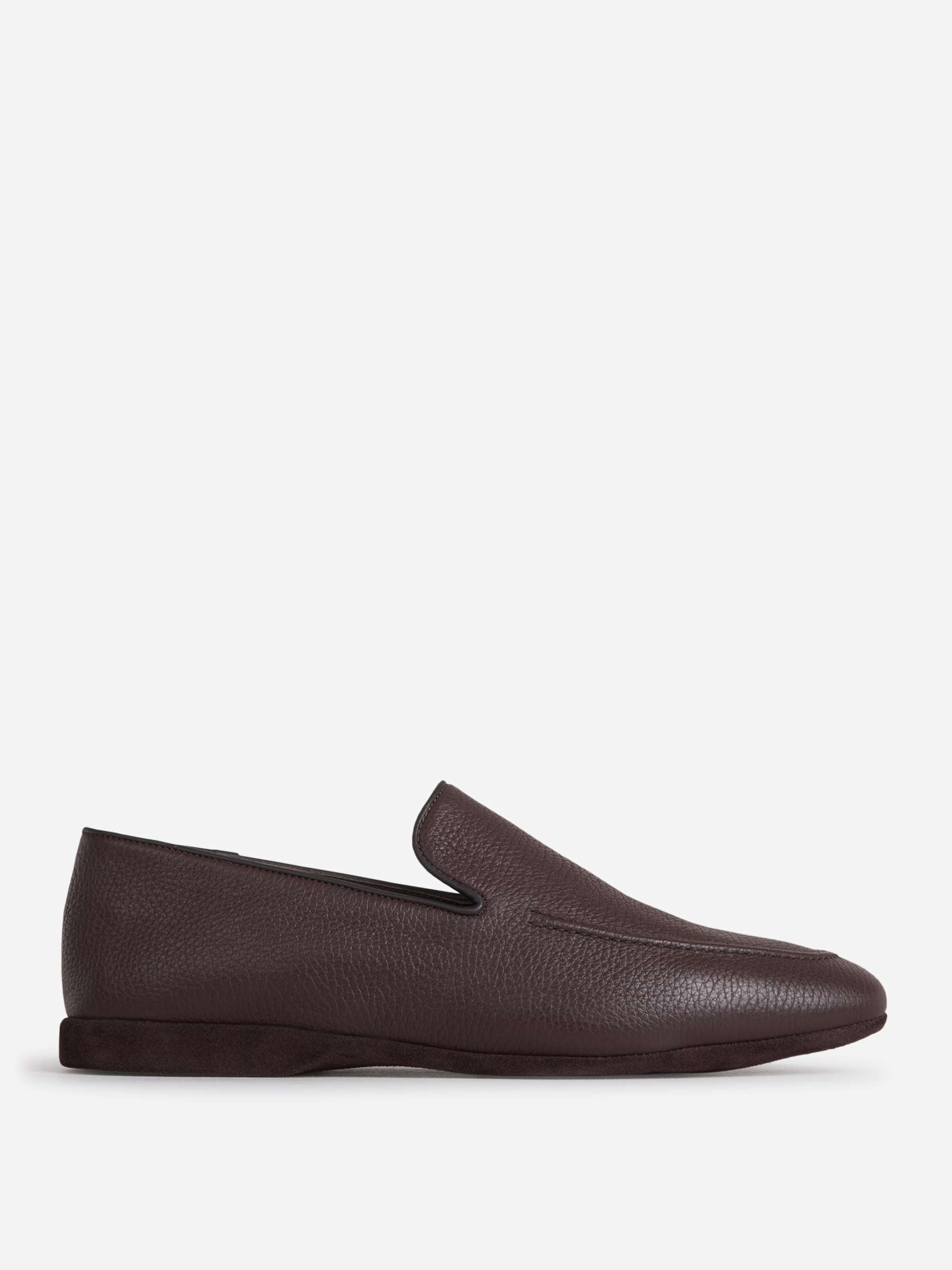 Santa Eulalia Hombre Barcelona Zapatillas Homewear Piel color Marrón Oscuro sku 612-000066 01 - Foto 1