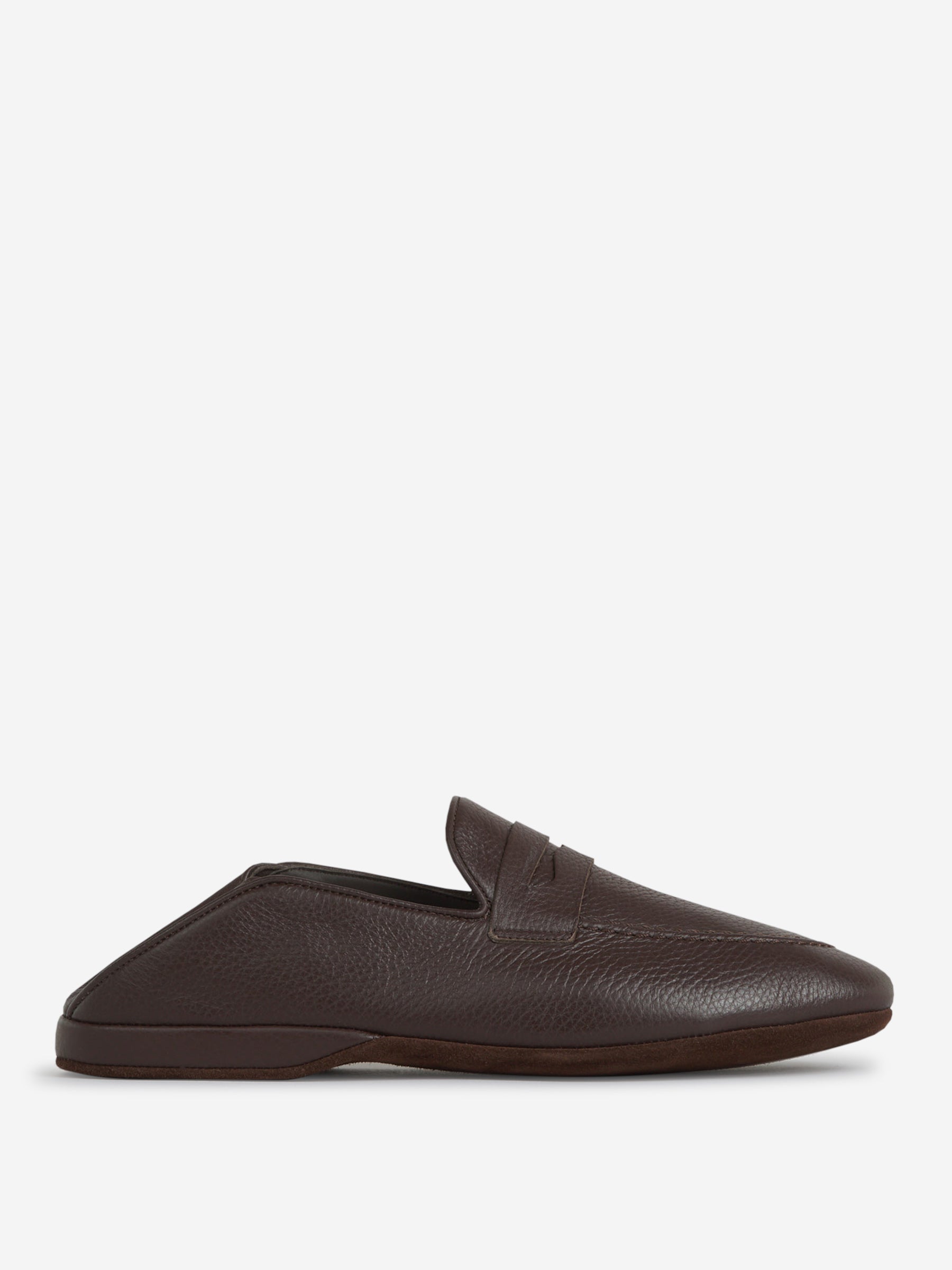 Santa Eulalia Hombre Barcelona Zapatos Piel Granulada color Marrón Oscuro sku 612-000071 01 - Foto 2
