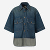 Khaite Mujer Barcelona Blusa Denim Mahsha color Azul Denim Oscuro sku 702-000461 01 - Foto 1