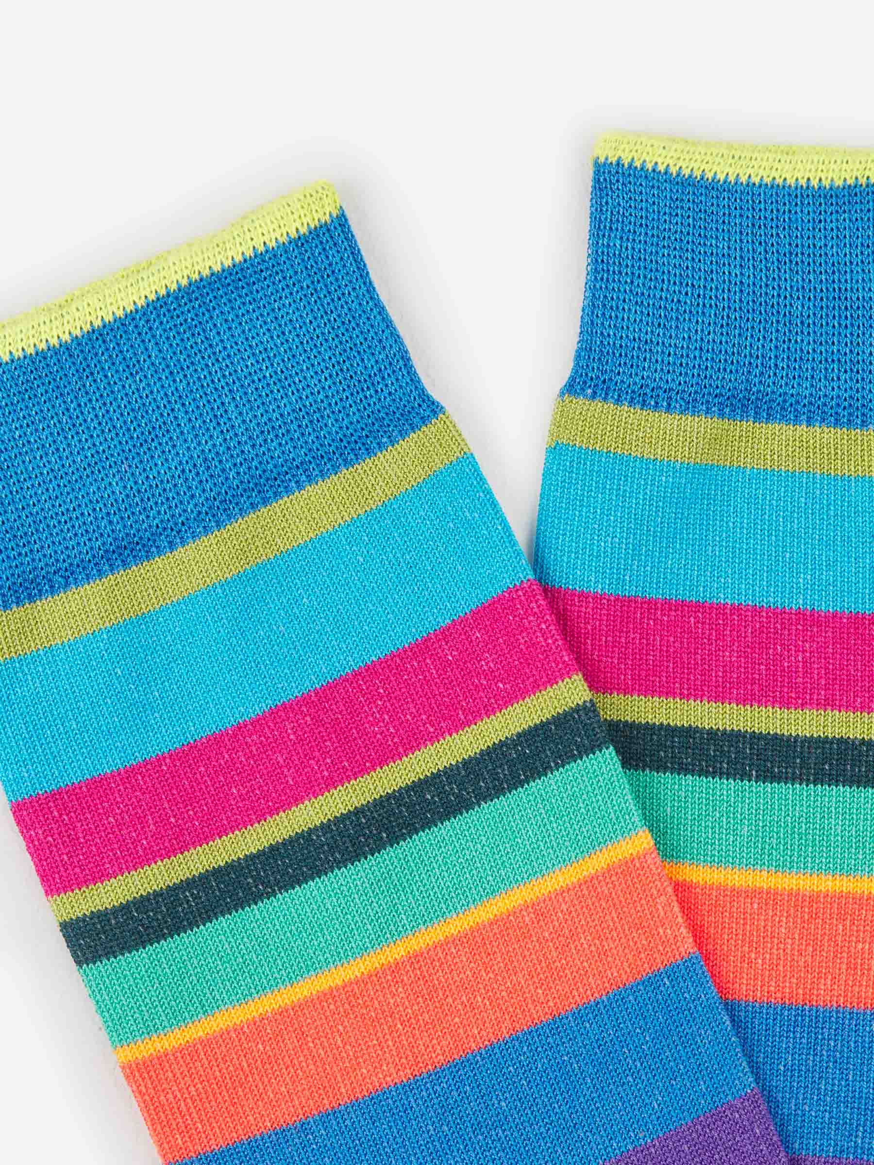 Gallo Calcetines Motivo Rayas color Azul sku 641-000185 03 - Foto 2