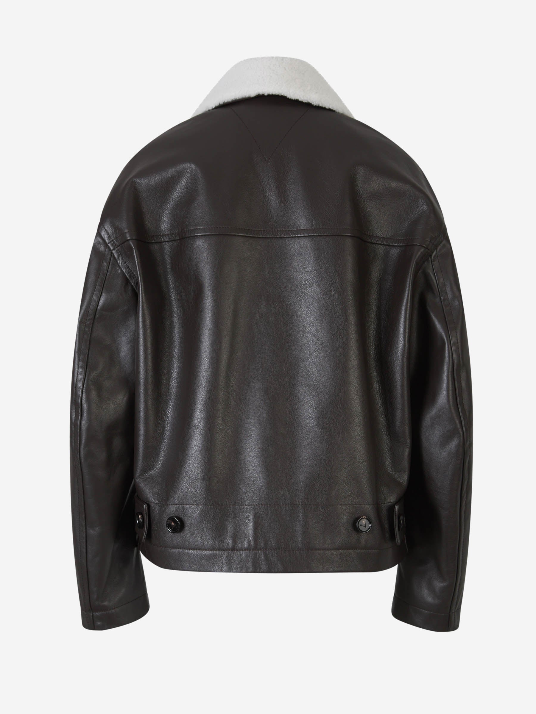 Bottega veneta leather jacket online
