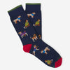 Gallo Calcetines Tricolor Canalé color Azul Noche sku 642-000518 02 - Foto 1