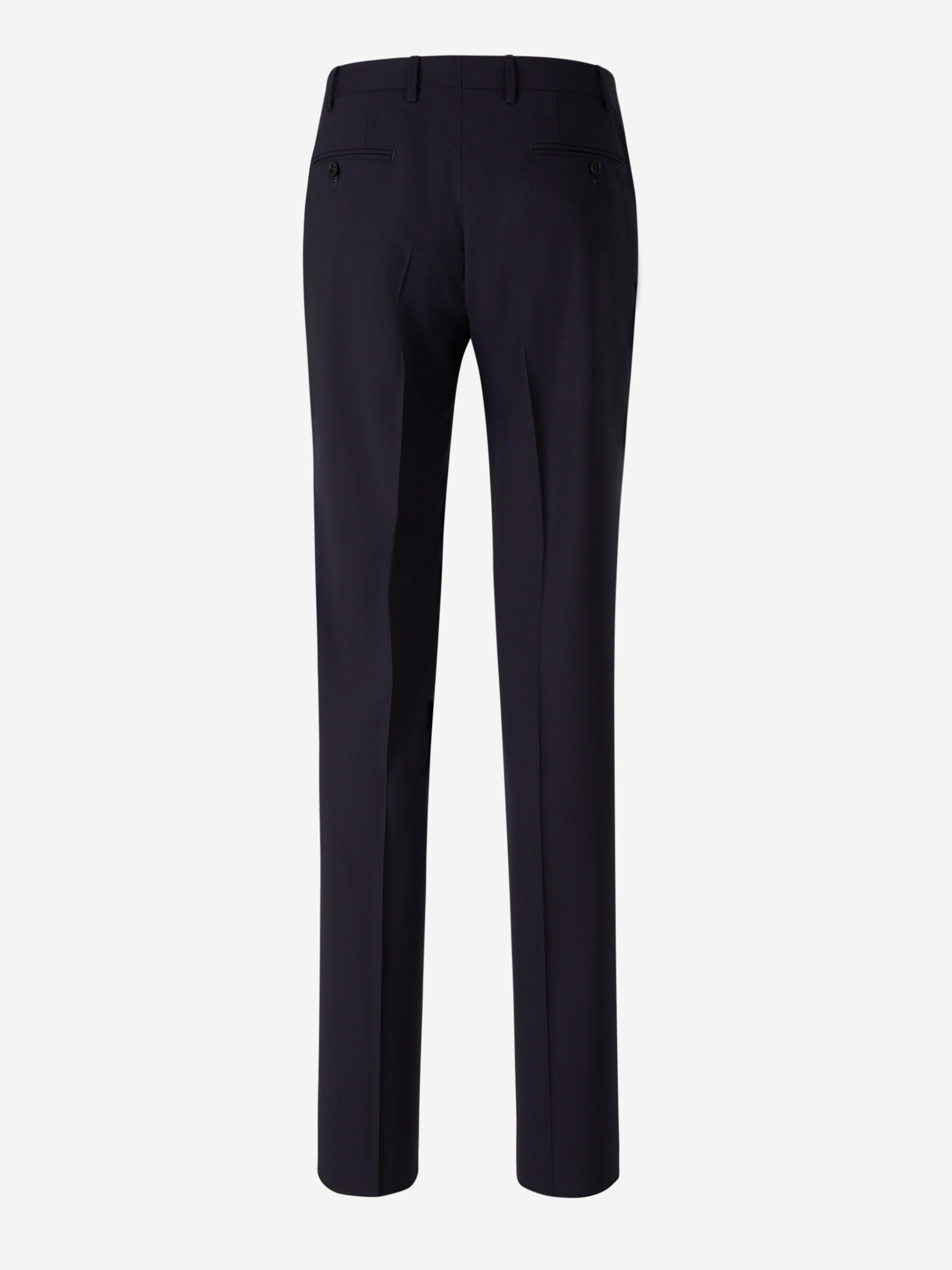 Canali Pantalones Clásico lana color Azul Marino sku 321-000347 01 - Foto 2