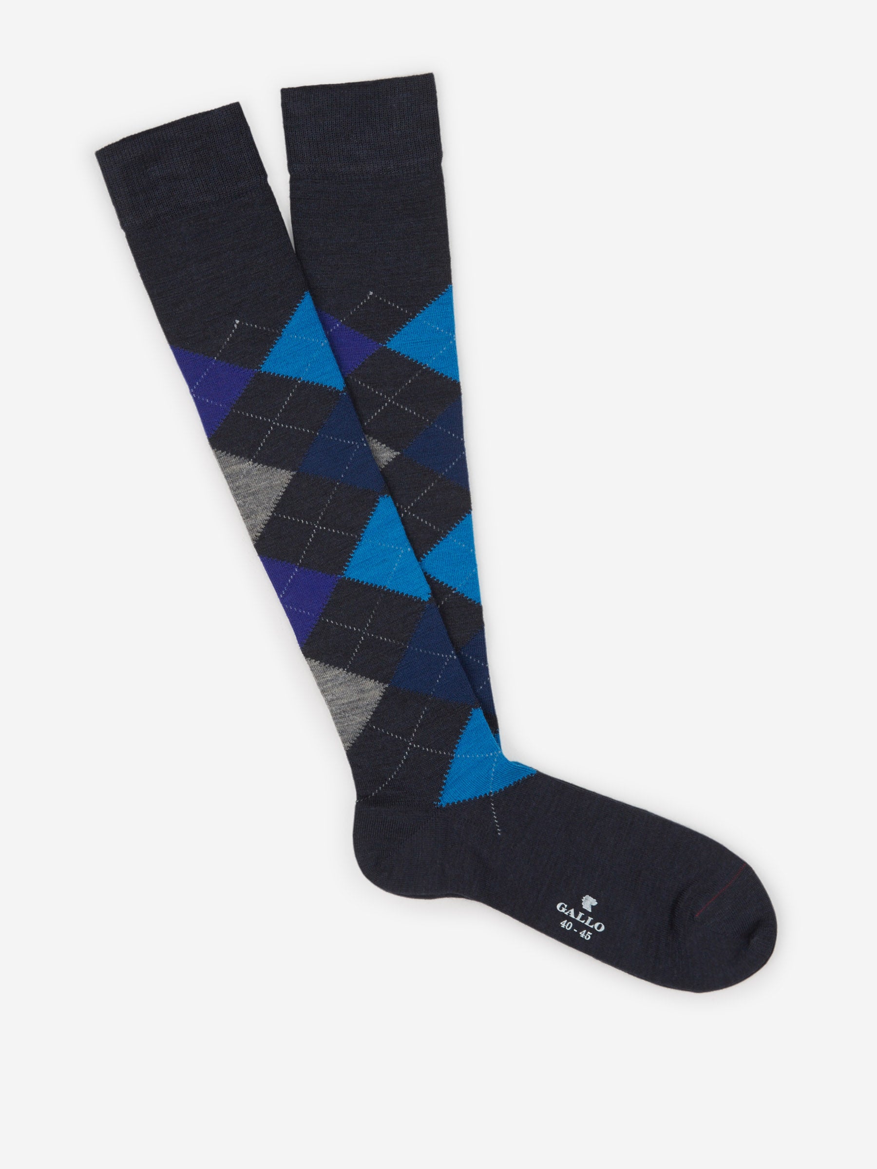 Gallo Hombre Barcelona Calcetines Motivo Rombos color Azul Marino sku 642-000391 03 - Foto 1