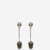 McQueen Mujer Barcelona Pendientes Skull Chain color Dorado sku 850-001761 01 - Foto 1