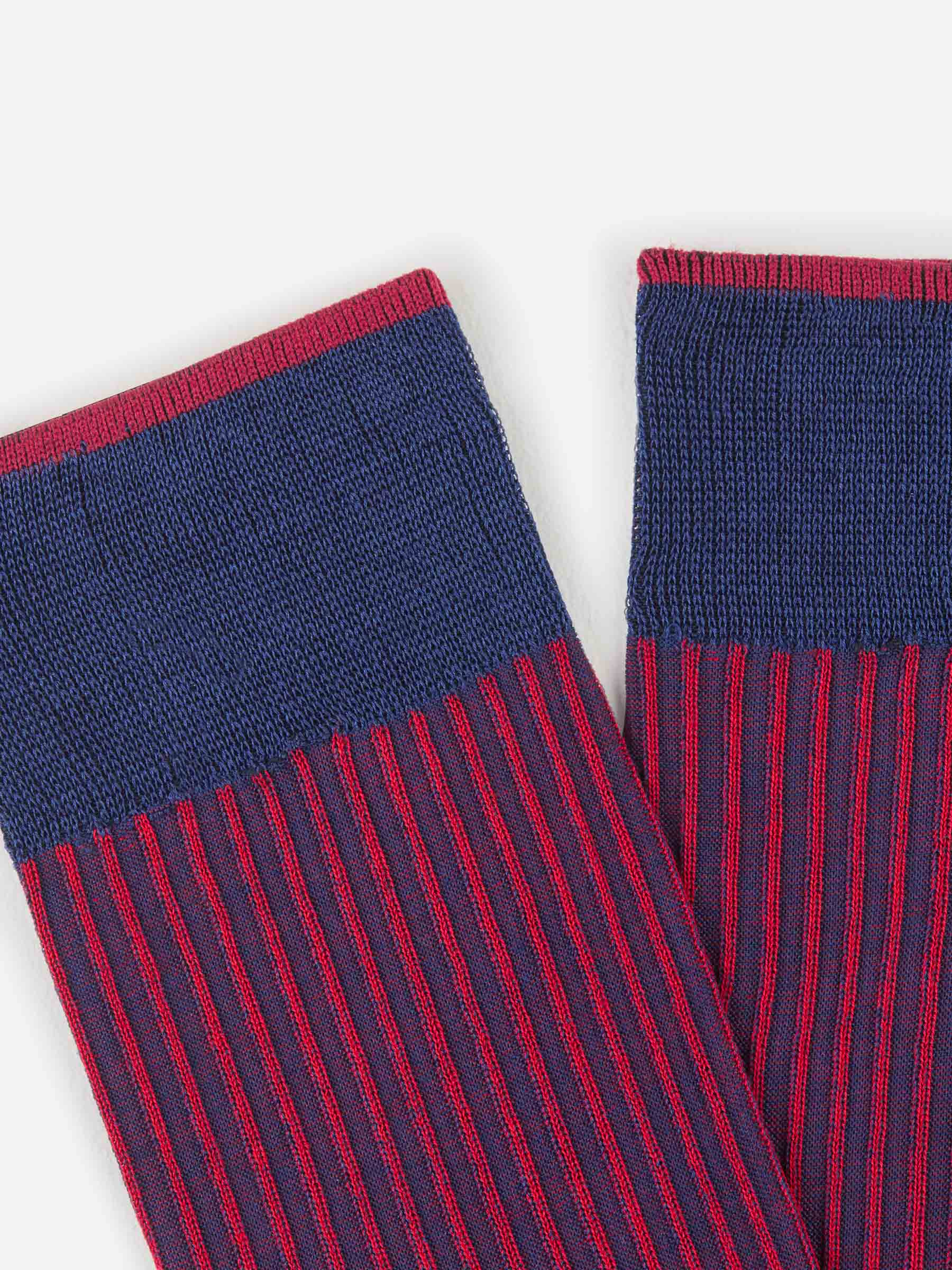 Gallo Calcetines Motivo Rayas color Azul Noche sku 642-000429 02 - Foto 2