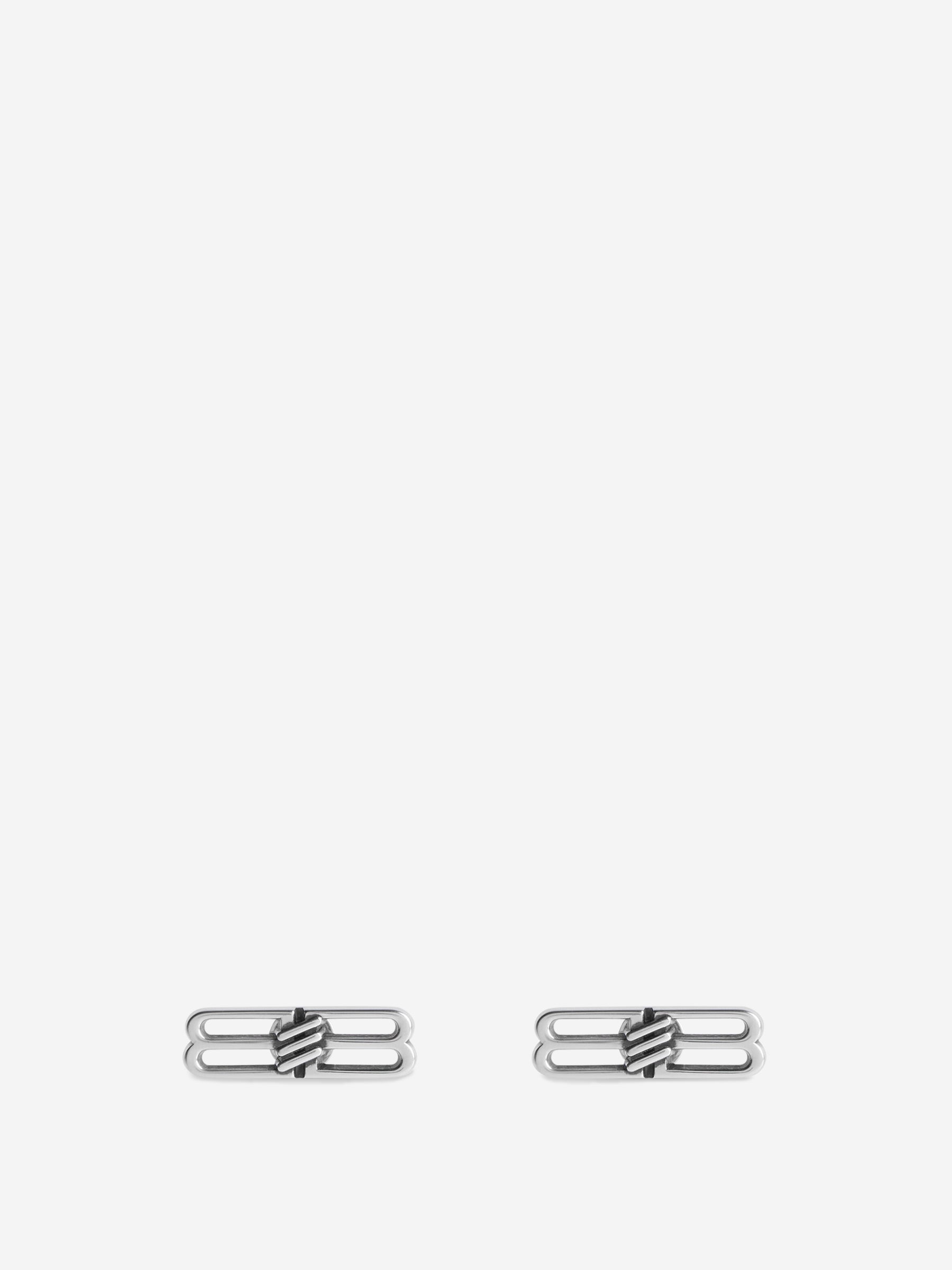 Balenciaga Pendientes BB Icon Plateado Antiguo color Plateado sku 682-000744 01 - Foto 1