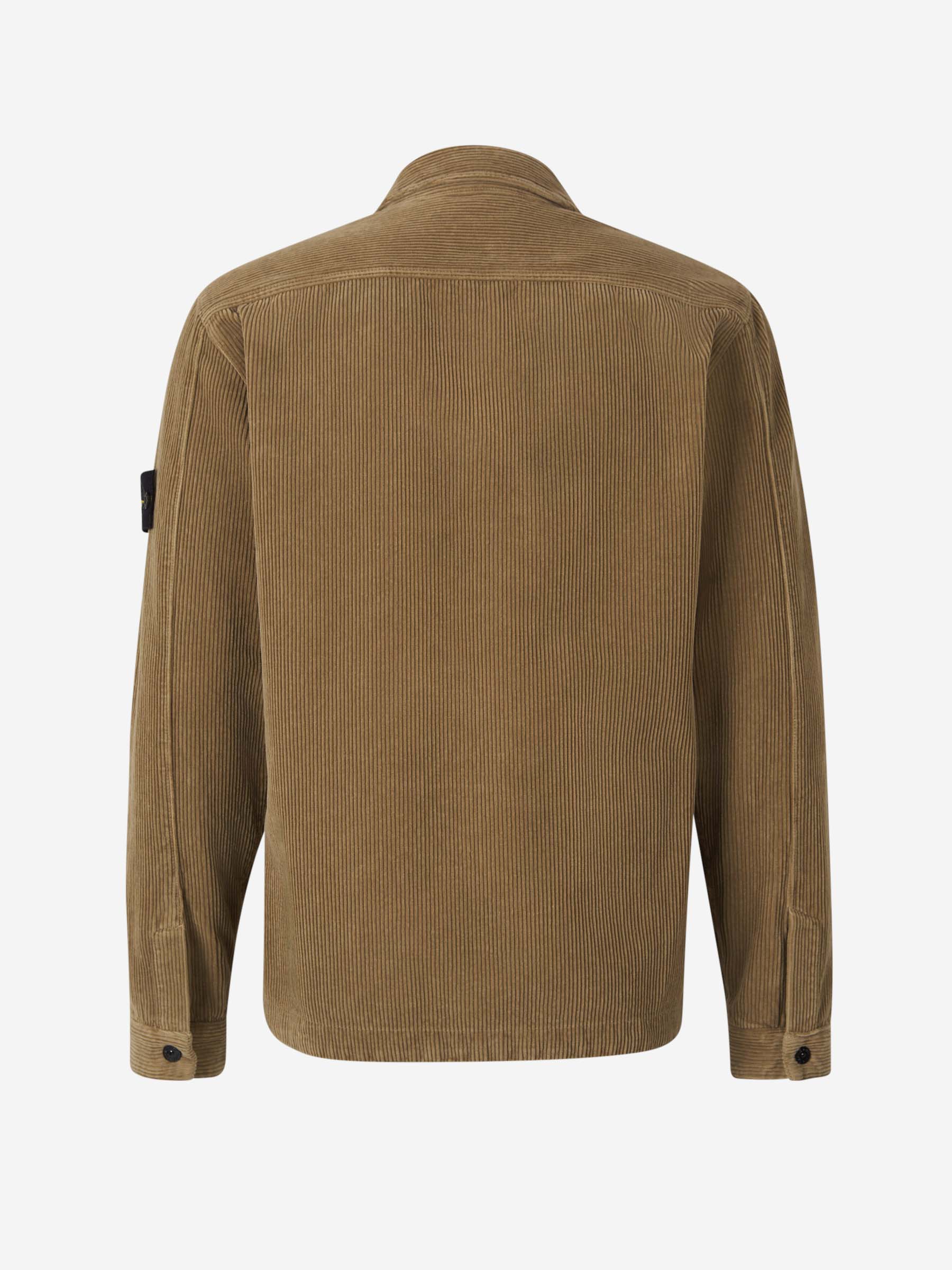 Stone Island – Stone Island Logo Corduroy Jacket in Barcelona or