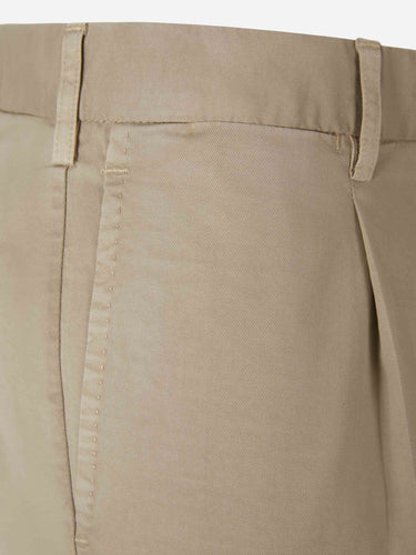Santa Eulalia Hombre Barcelona Pantalones Pinzas Algodón color Marrón sku 521-002702 06 - Foto 3