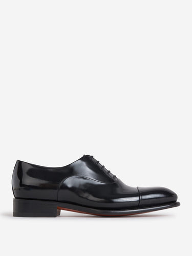 Santoni Hombre Barcelona Zapatos Distressed Piel color Negro sku 611-003824 02 - Foto 1