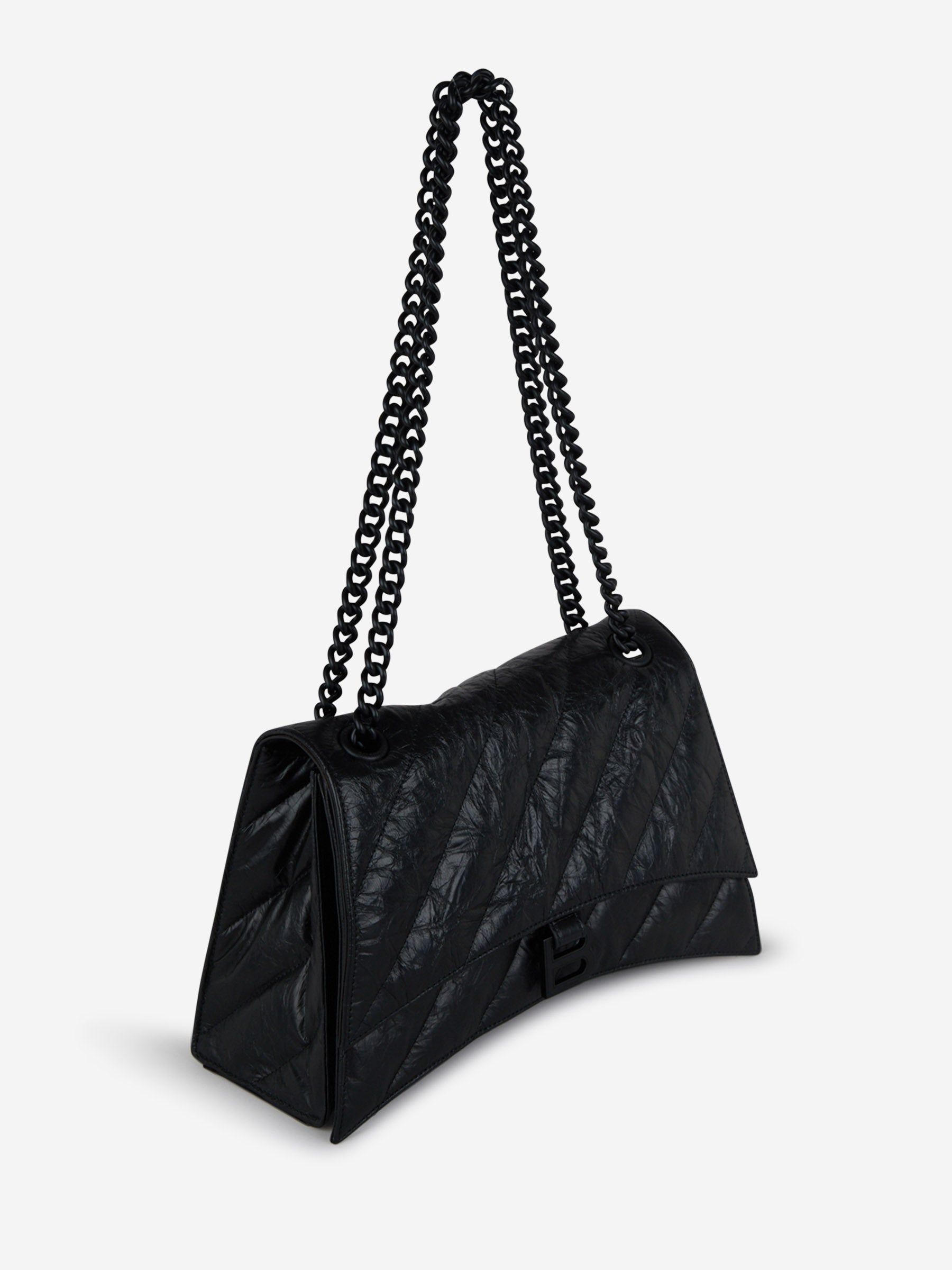 Balenciaga Bolso de Hombro Crush S color Negro sku 810-007687 01 - Foto 2